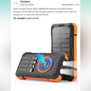 Solar power bank brand new